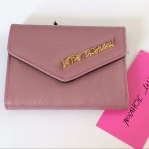Authentic Betsey Johnson Mauve Wallet Cardholder